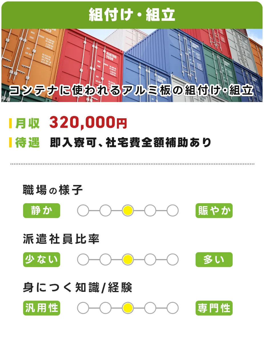 トラック製造の組立・加工