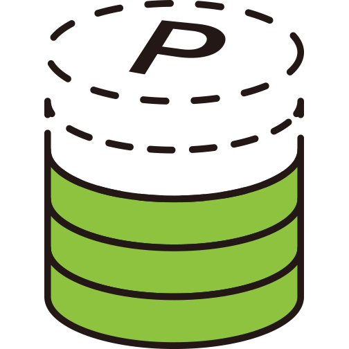 ポイントを貯める